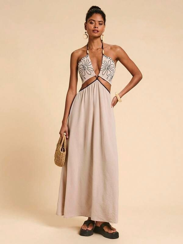 Vestido Maxi Tropical Decote V Accent, https://lojabeachsunday.com/