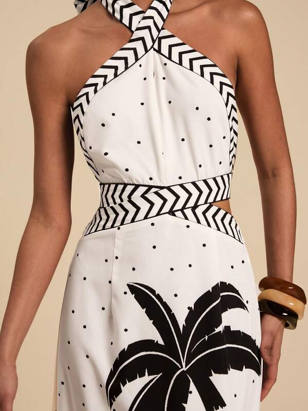 Vestido Recorte na Cintura Midi Plage, https://lojabeachsunday.com/