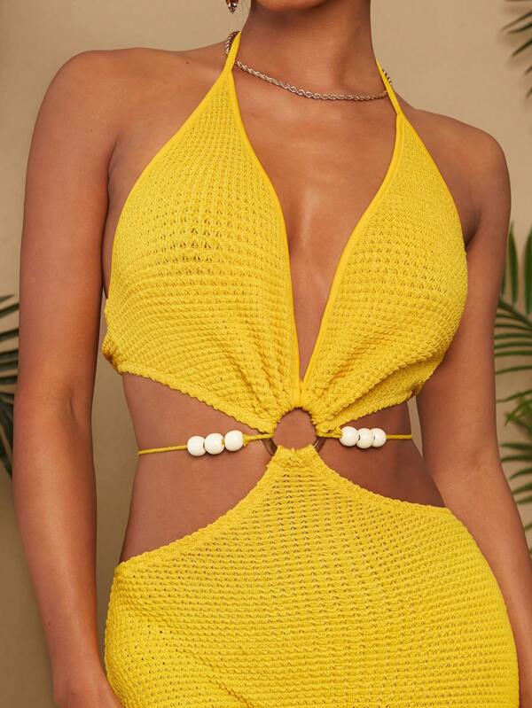 Vestido Tricotado Recorte Cintura Artisanat, https://lojabeachsunday.com/