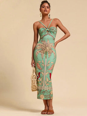 Vestido Slim Fit Tropical Cocotier, https://lojabeachsunday.com/