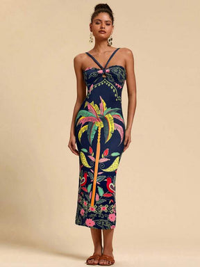 Vestido Slim Fit Tropical Cocotier, https://lojabeachsunday.com/