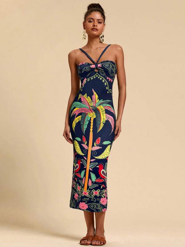 Vestido Slim Fit Tropical Cocotier, https://lojabeachsunday.com/