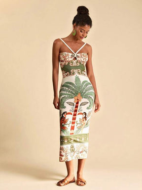 Vestido Slim Fit Tropical Cocotier, https://lojabeachsunday.com/