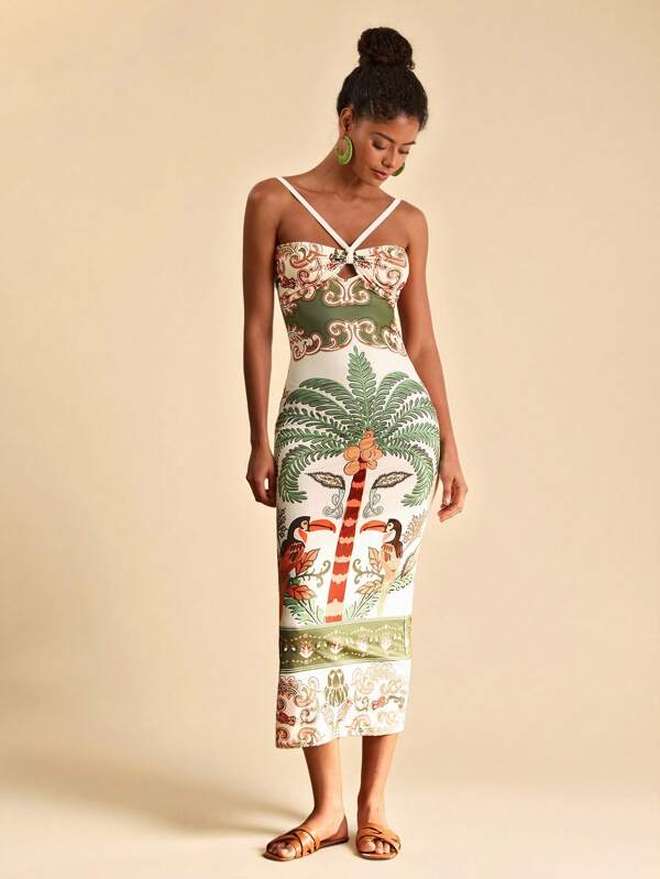 Vestido Slim Fit Tropical Cocotier, https://lojabeachsunday.com/