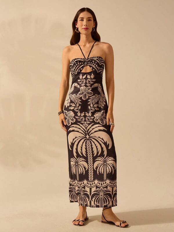 Vestido Longo Estampado Laço Anacardier, https://lojabeachsunday.com/